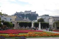 39.Panorama Salzburga z ogrodów Mirabelle