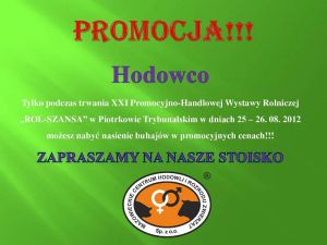 PROMOCJA!!!